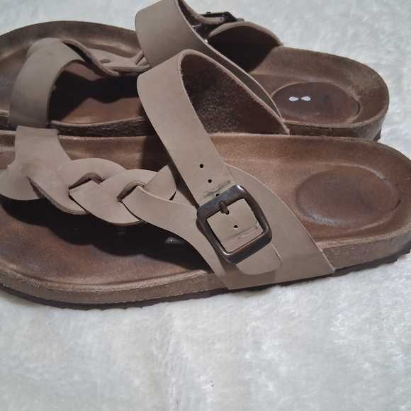 Braided Tan Sandals - Picture 5 of 7